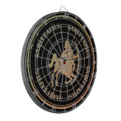 Sagittarius Astrologie Zodiac d1 Dartboard Dartscheibe (Vorderseite Links)