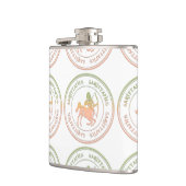 Sagittarius Astrologie Zodiac d1 Flasche 2 Flachmann (Links)