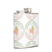 Sagittarius Astrologie Zodiac d1 Flasche 2 Flachmann (Rechts)