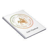 Sagittarius Astrologie Zodiac d1 Notebook 1 Notizblock (Rechte Seite)