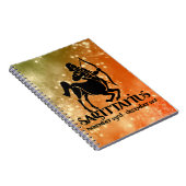Sagittarius Astrologie Zodiac d1 Notebook 4 Notizblock (Rechte Seite)