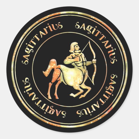 Sagittarius Astrologie Zodiac d1 Stickers 3 (Vorderseite)