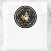 Sagittarius Astrologie Zodiac d1 Stickers 3 (Tasche)