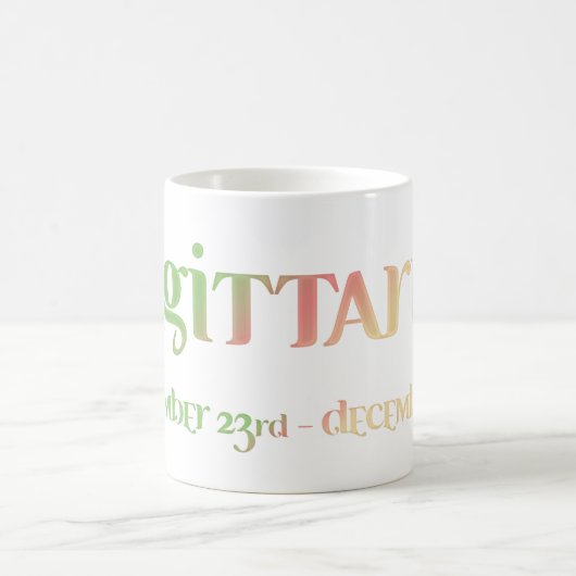 Sagittarius Astrologie Zodiac d1 Tasse (Mittel)