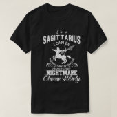 Sagittarius Astrologie Zodiac Sign Horoscope Funny T-Shirt (Design vorne)