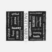 Sagittarius Astrologisch Fleecedecke (Vorderseite (Horizontal))