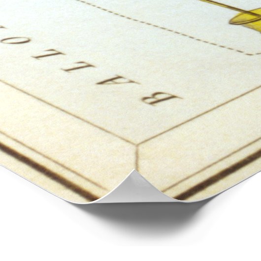 Sagittarius Astrologisch Zeichnend Poster (Ecke)