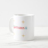 Sagittarius Astrologisches Gebärmutterkaffee Tasse (Vorderseite Links)