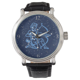 Sagittarius Astrologisches Zeichen und Sternbild Armbanduhr