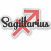 Sagittarius Aufkleber (Vorderseite)