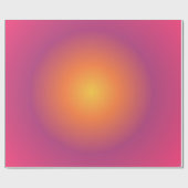 Sagittarius Aura Gradient Zodiac, Lila gelb Geschenkpapier (Flach)