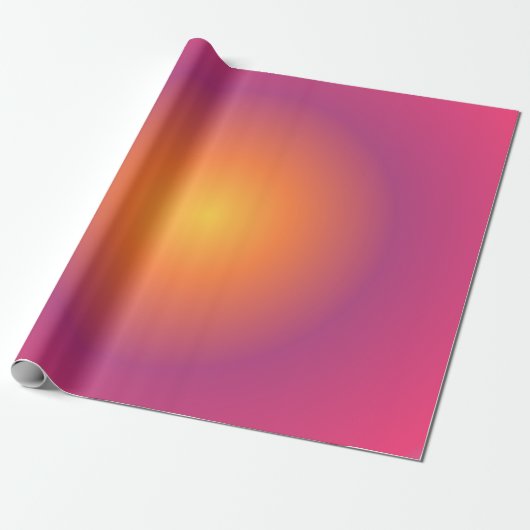 Sagittarius Aura Gradient Zodiac, Lila gelb Geschenkpapier (Ungerollt)