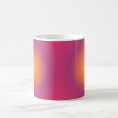 Sagittarius Aura Gradient Zodiac, Lila gelb Kaffeetasse (Mittel)