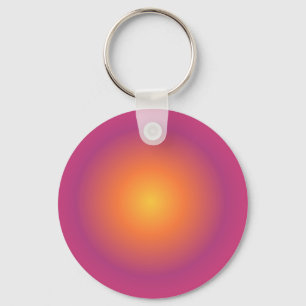 Sagittarius Aura Gradient Zodiac, Lila gelb Schlüsselanhänger