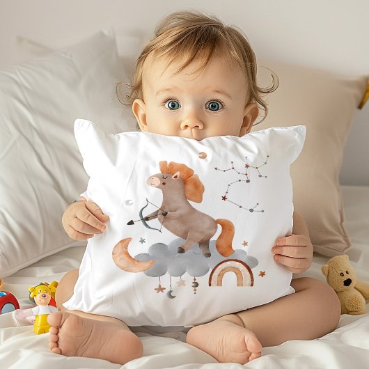 Sagittarius Baby Zodiac Kinderzimmer Pillow Kissen