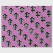 Sagittarius Birth Sign Celtic Knot Zodiac Paper Geschenkpapier (Flach)