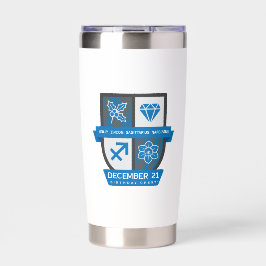 Sagittarius Birthday Crest™ December 1-21 Thermobecher
