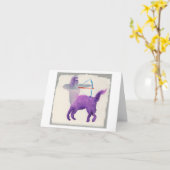 Sagittarius Birthday Karte (Gelbe Blume)