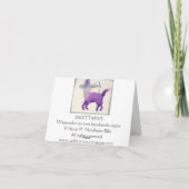 Sagittarius Birthday Karte (Rückseite)