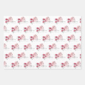 Sagittarius Blumenwackelpapierblätter Geschenkpapier Set (Vorderseite)