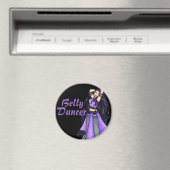 Sagittarius Bly Dancer Lila Magnet (In Situ (Geschirrspüler))