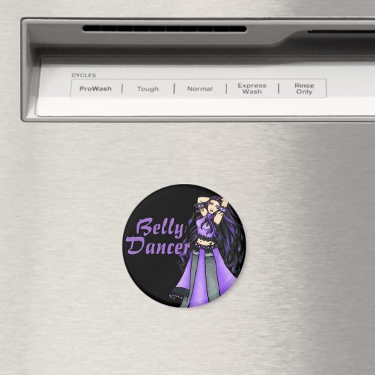 Sagittarius Bly Dancer Lila Magnet (In Situ (Geschirrspüler))