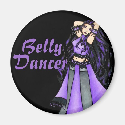 Sagittarius Bly Dancer Lila Magnet (Vorne)