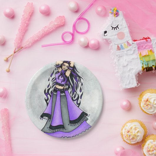 Sagittarius Bly Dancer Lila Pappteller (Party)