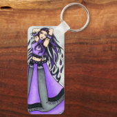 Sagittarius Bly Dancer Lila Schlüsselanhänger (Rückseite)