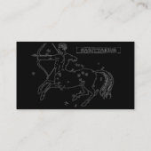 Sagittarius Business Card Visitenkarte (Rückseite)