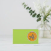 Sagittarius Business Card Visitenkarte (Stehend Vorderseite)