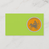 Sagittarius Business Card Visitenkarte (Rückseite)