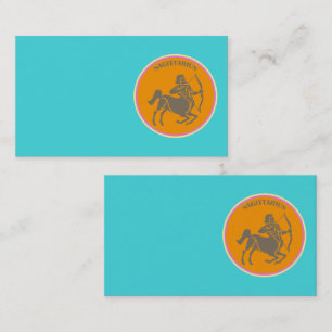 Sagittarius Business Card Visitenkarte