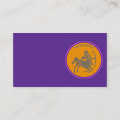 Sagittarius Business Card Visitenkarte (Rückseite)