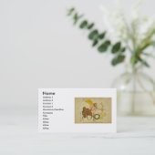 Sagittarius Business Card Visitenkarte (Stehend Vorderseite)
