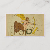 Sagittarius Business Card Visitenkarte (Rückseite)