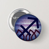 Sagittarius Button (Vorne & Hinten)