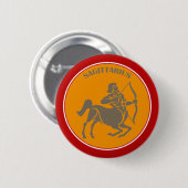 Sagittarius Button (Vorne & Hinten)