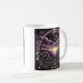 Sagittarius "Chasing Horizons" Zodiac-Tasse Kaffeetasse (VorderseiteRechts)