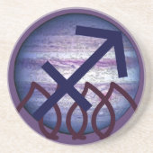 Sagittarius Coaster Getränkeuntersetzer (Vorne)