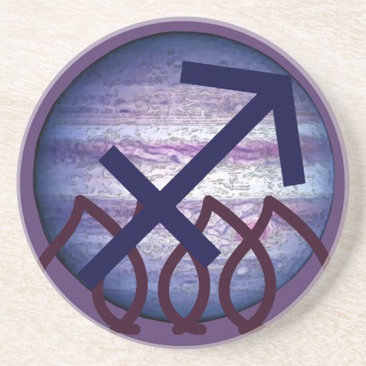 Sagittarius Coaster Getränkeuntersetzer (Vorne)