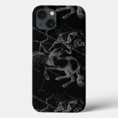 Sagittarius Constellation Classy Hevelius Engaving Case-Mate iPhone Hülle (Rückseite)