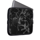 Sagittarius Constellation Classy Hevelius Engaving Laptopschutzhülle (Vorne Rechts)