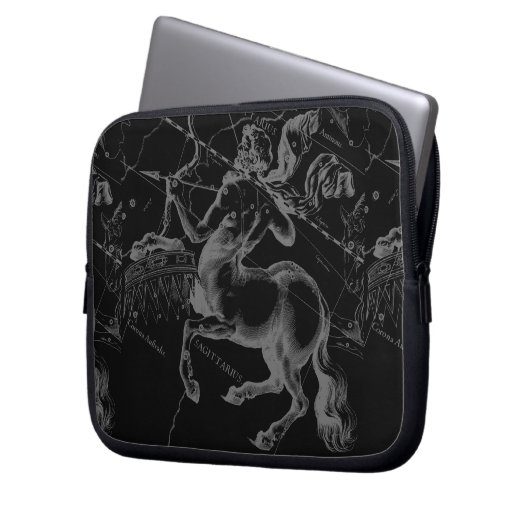 Sagittarius Constellation Classy Hevelius Engaving Laptopschutzhülle (Vorderseite Links)