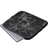 Sagittarius Constellation Classy Hevelius Engaving Laptopschutzhülle (Vorne Knopf)