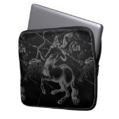Sagittarius Constellation Classy Hevelius Engaving Laptopschutzhülle (Vorderseite Links)
