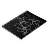 Sagittarius Constellation Classy Hevelius Engaving Notizblock (Linke Seite)