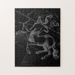 Sagittarius Constellation Classy Hevelius Engaving Puzzle