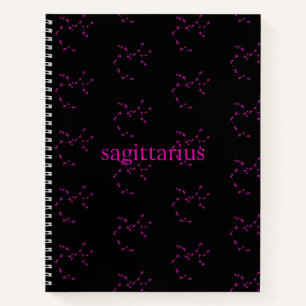 Sagittarius Constellation Hardcover Sketchbook Notizblock