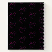 Sagittarius Constellation Hardcover Sketchbook Notizblock (Rückseite)